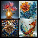 créez de superbes œuvres d‘art en verre à partir de texte