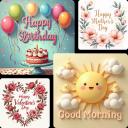 créez des images de vœux joyeuses gratuitement