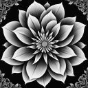 vector-black-white template 2