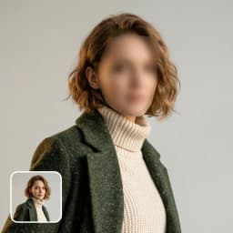 Flou du visage placeholder