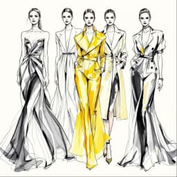 Générateur de croquis de mode placeholder